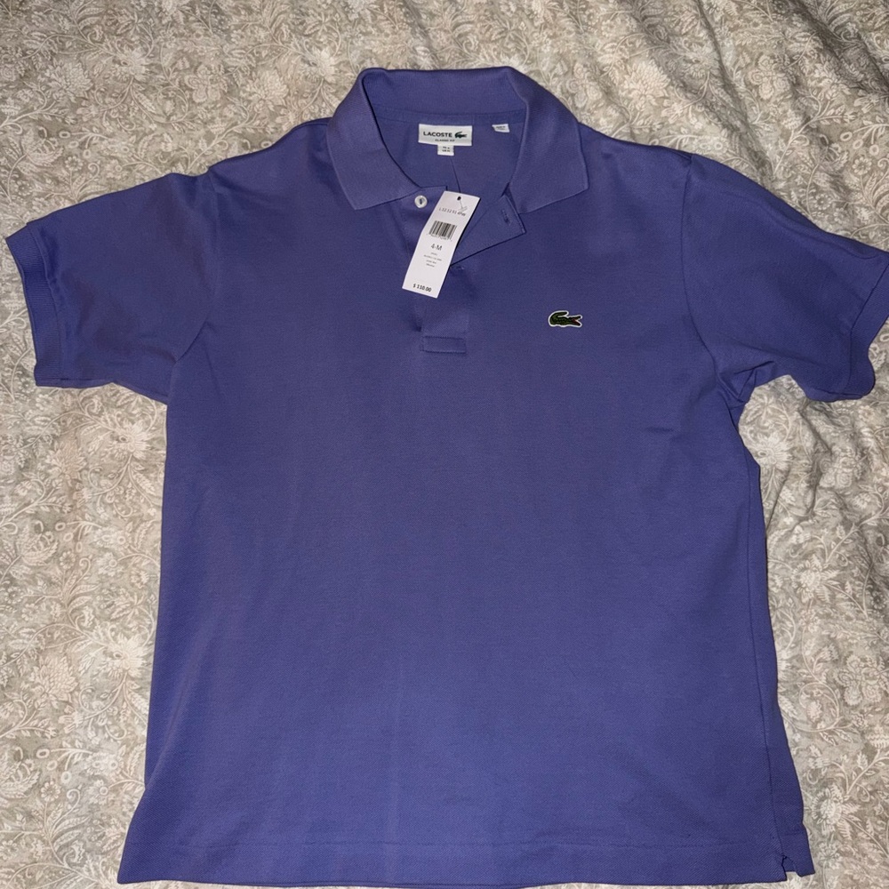 Lacoste Men’s Classic Purple Polo (New, Medium)